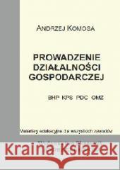 Prowadzenie działalności gosp.(BHP, KPS, PDG, OMZ) Andrzej Komosa 9788362481316 Ekonomik - książka