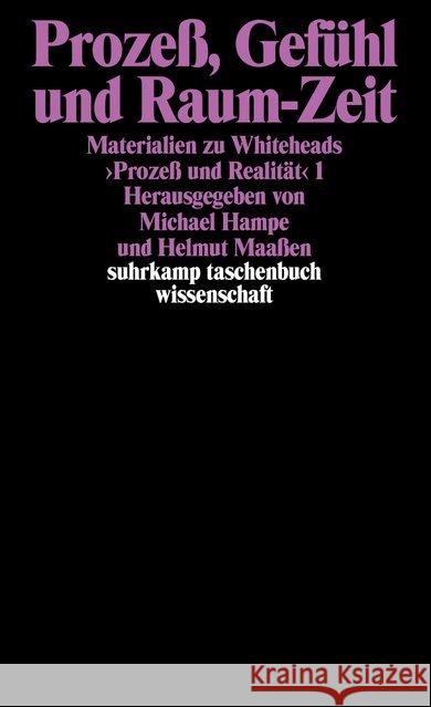 Prozeß, Gefühl und Raum-Zeit  9783518285206 Suhrkamp - książka