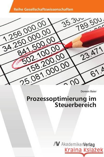 Prozessoptimierung im Steuerbereich Baier, Doreen 9783330521025 AV Akademikerverlag - książka