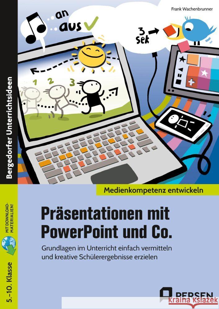 Präsentationen mit PowerPoint und Co. Wachenbrunner, Frank 9783403208549 Persen Verlag in der AAP Lehrerwelt - książka