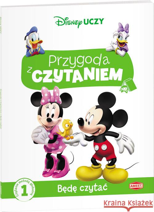 Przygoda z Czytaniem. Myszka Miki. Będę czytać Opracowanie zbiorowe 9788325332730 Ameet - książka