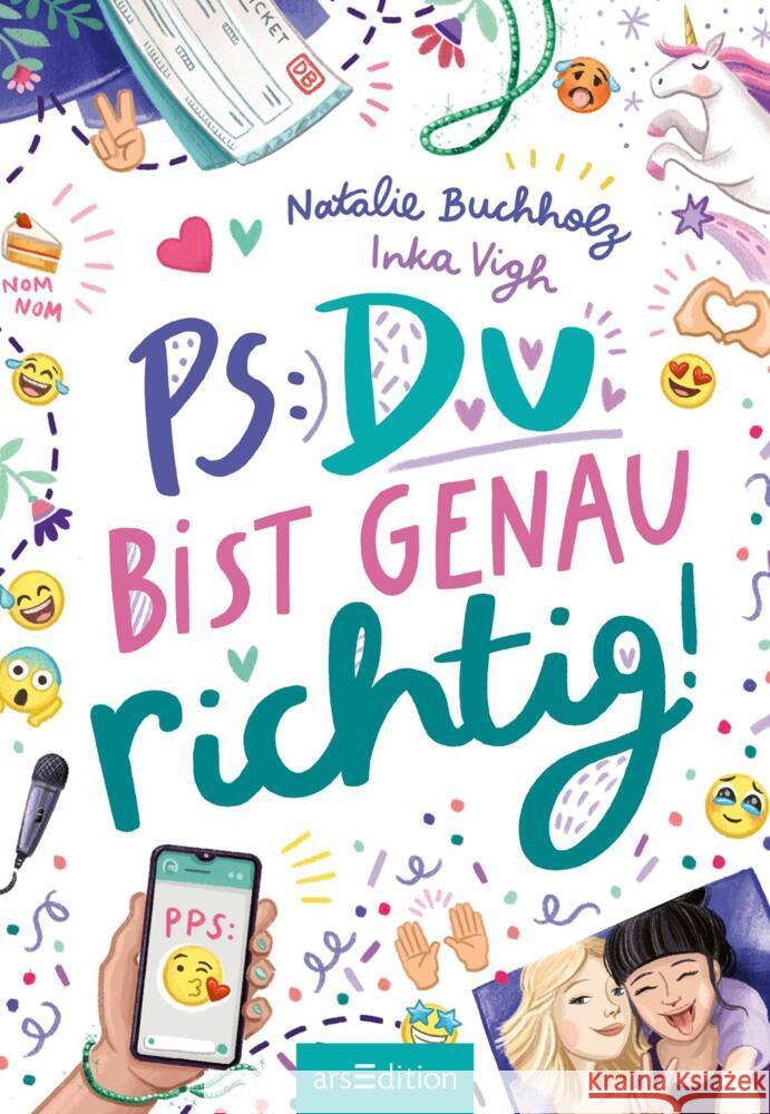 PS: Du bist genau richtig! (PS: Du bist die Beste! 2) Buchholz, Natalie 9783845850894 ars edition - książka