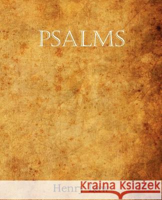 Psalms Henry Law 9781612037837 Bottom of the Hill Publishing - książka
