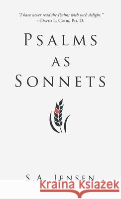 Psalms as Sonnets S A Jensen 9781664241268 WestBow Press - książka