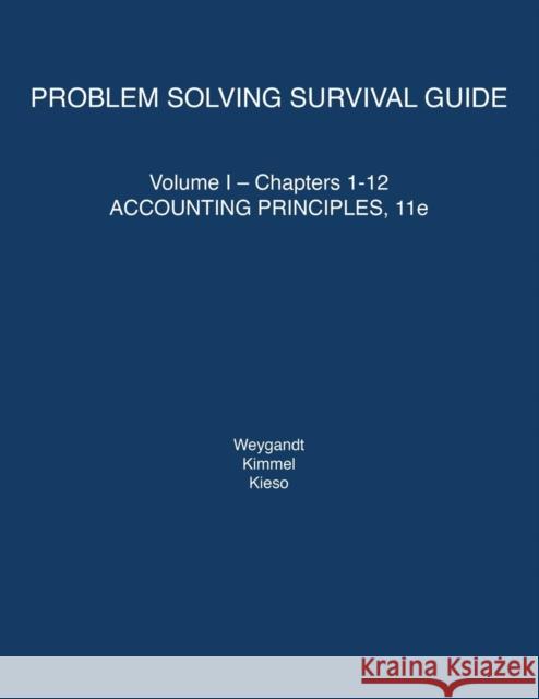 Pssg Volume I to Accompany Accounting Principles, 11th Edition Weygandt, Jerry J. 9781118342138 John Wiley & Sons - książka
