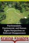 Psychoanalytic, Psychosocial, and Human Rights Perspectives on Enforced Disappearance  9781032320571 Taylor & Francis Ltd