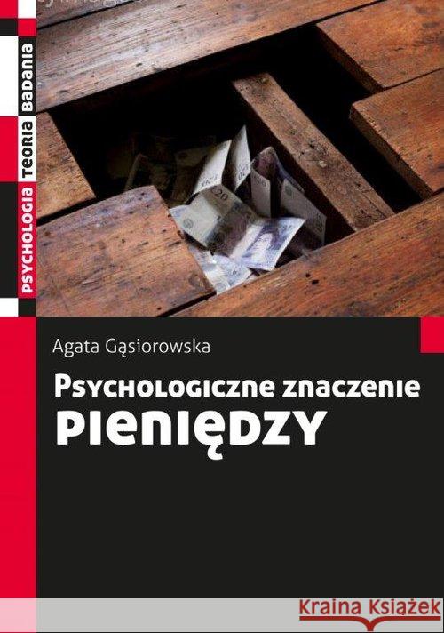 Psychologiczne znaczenie pieniędzy Gąsiorowska Agata 9788301178116 Wydawnictwo Naukowe PWN - książka