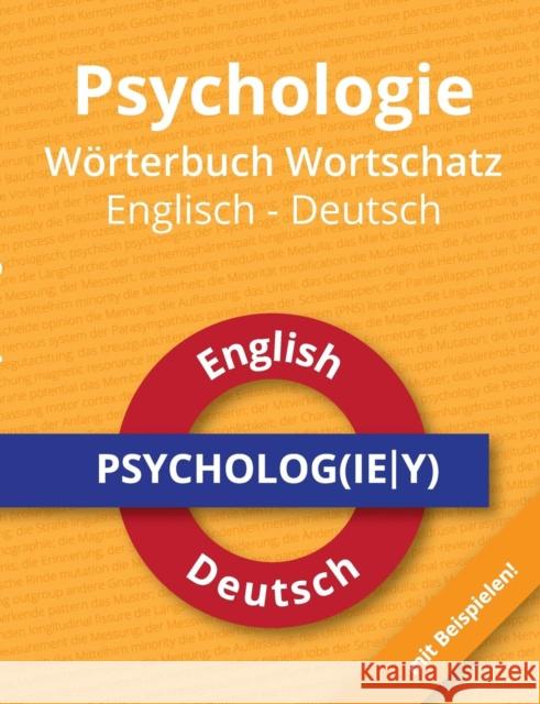 Psychologie Wörterbuch Wortschatz Englisch - Deutsch Roland Russwurm 9783739207896 Books on Demand - książka