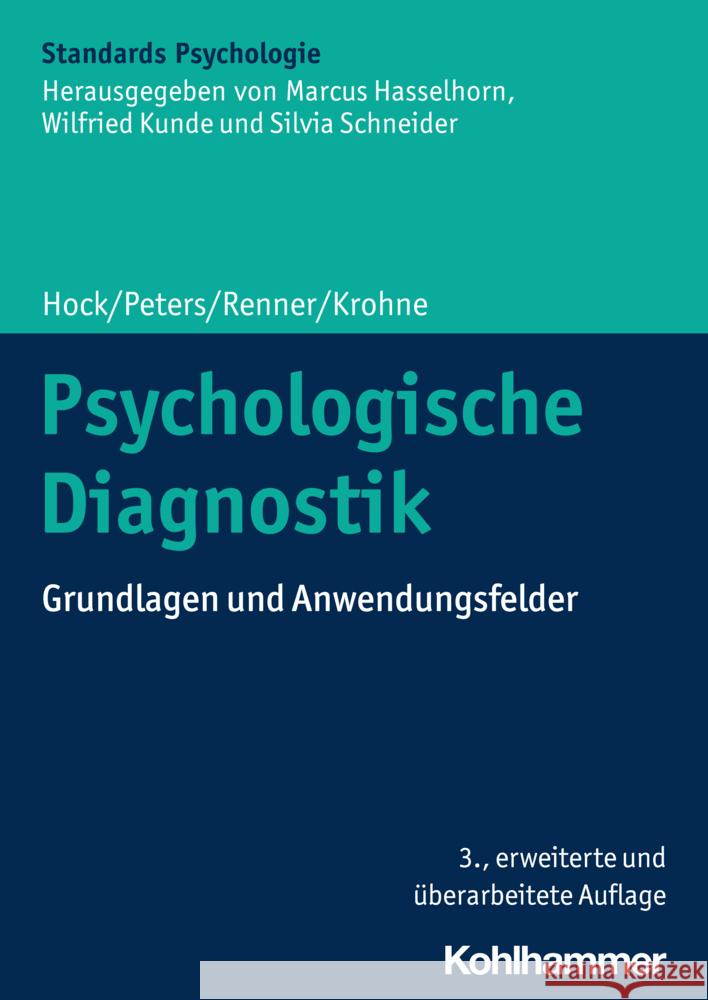 Psychologische Diagnostik Hock, Michael, Peters, Jan, Renner, Karl-Heinz 9783170420069 Kohlhammer - książka