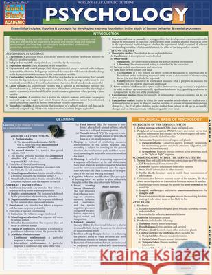 Psychology BarCharts Inc 9781423219620 Barcharts - książka