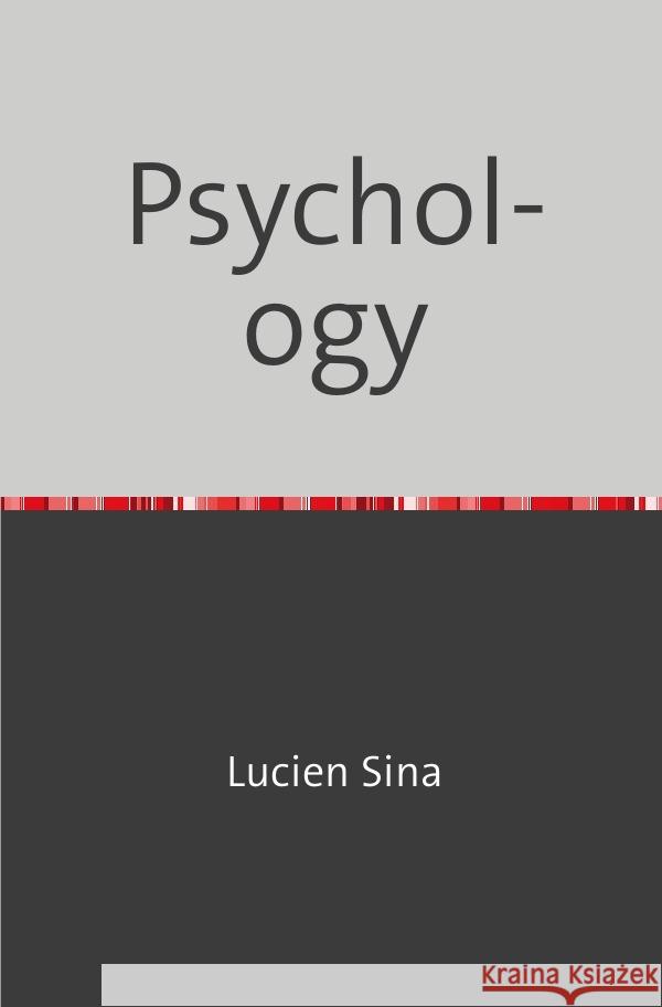 Psychology Sina, Lucien 9783758470561 epubli - książka