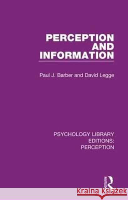 Psychology Library Editions: Perception: 35 Volume Set Various 9781138688247 Routledge - książka