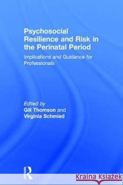 Psychosocial Resilience and Risk in the Perinatal Period: Implications and Guidance for Professionals Gill Thomson Virginia Schmied 9781138101579 Routledge - książka