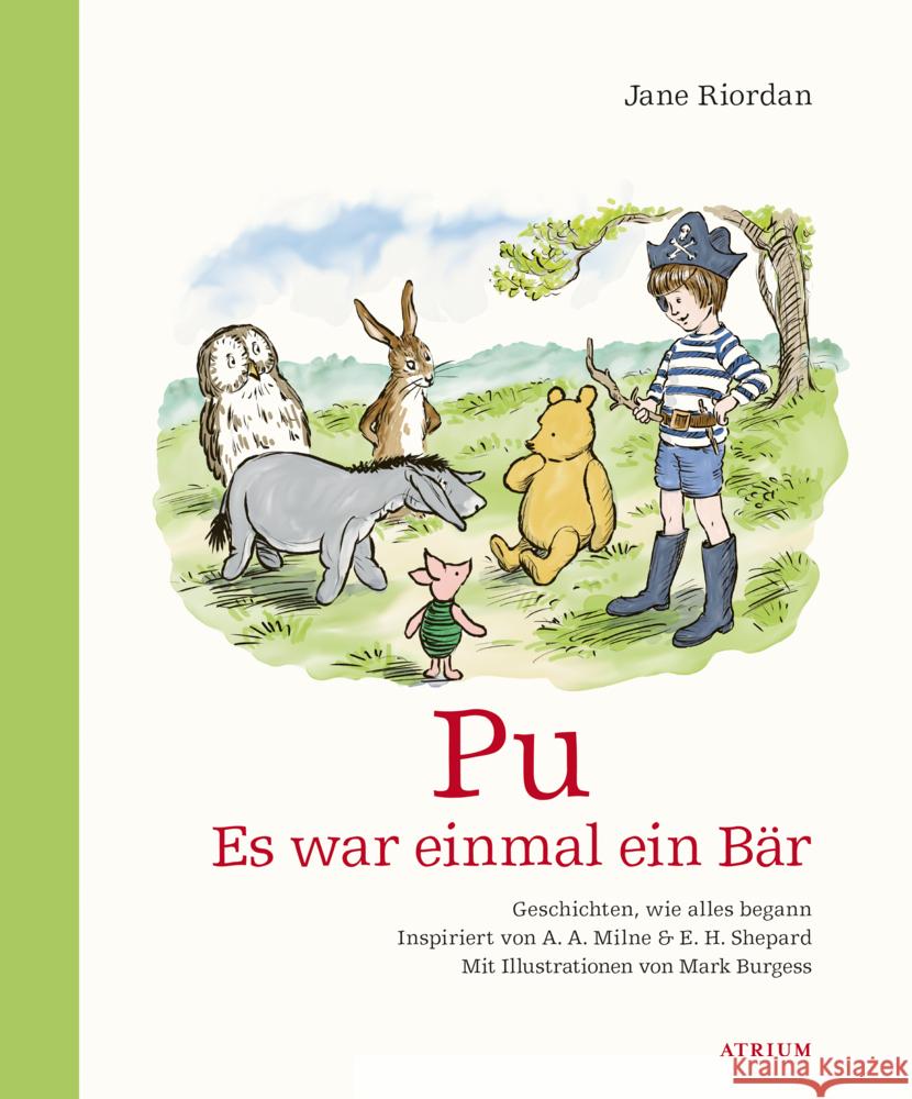 Pu - Es war einmal ein Bär Riordan, Jane 9783855356775 Atrium Verlag - książka