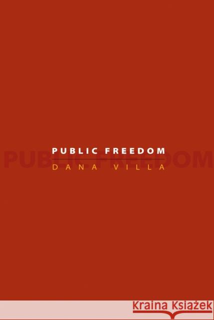 Public Freedom Dana Richard Villa 9780691135946 Princeton University Press - książka