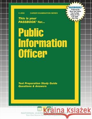 Public Information Officer Passbooks 9781799329503 National Learning Corp - książka
