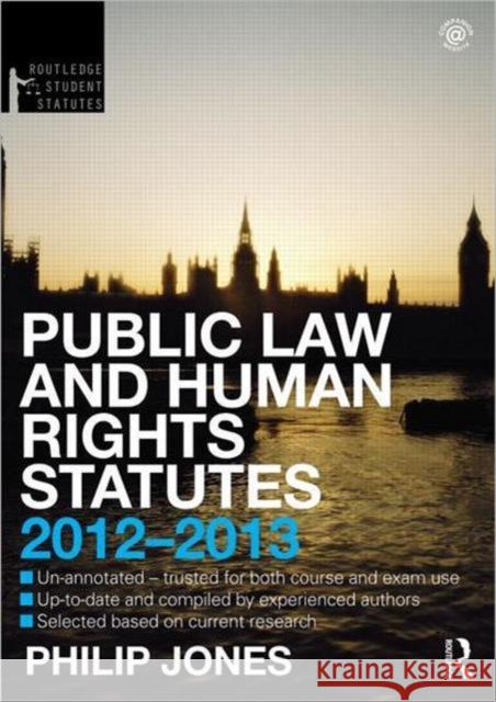 Public Law and Human Rights Statutes   9780415633901  - książka