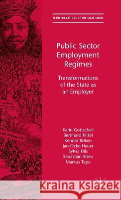 Public Sector Employment Regimes: Transformations of the State as an Employer Gottschall, Karin 9780230337152 Palgrave MacMillan - książka