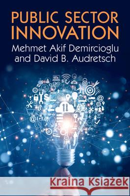 Public Sector Innovation David B. (Indiana University, Bloomington) Audretsch 9781009279246 Cambridge University Press - książka