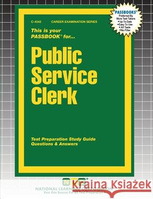 Public Service Clerk Passbooks 9781799343424 National Learning Corp - książka