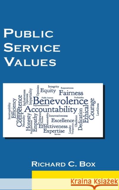 Public Service Values Richard C. Box 9780765643643 M.E. Sharpe - książka