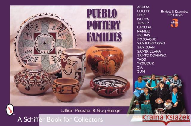 Pueblo Pottery Families Lillian Peaster Guy Berger 9780764328800 Schiffer Publishing - książka