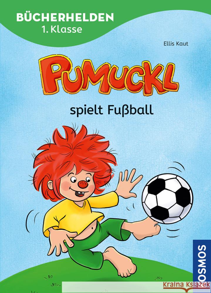 Pumuckl, Bücherhelden 1. Klasse, Pumuckl spielt Fußball Leistenschneider, Uli 9783440178096 Kosmos (Franckh-Kosmos) - książka