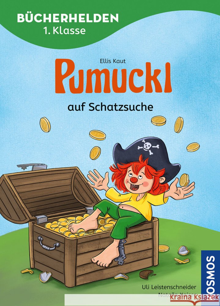 Pumuckl, Bücherhelden 1. Klasse, Pumuckl auf Schatzsuche Kaut, Ellis, Leistenschneider, Uli 9783440184523 Kosmos (Franckh-Kosmos) - książka