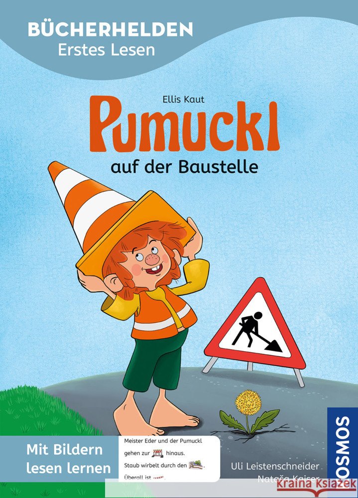 Pumuckl, Bücherhelden Erstes Lesen, Pumuckl auf der Baustelle Leistenschneider, Uli, Kaut, Ellis 9783440183410 Kosmos (Franckh-Kosmos) - książka