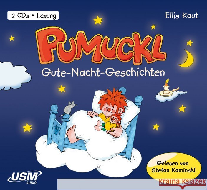 Pumuckl Gute-Nacht Geschichten, 2 Audio-CDs : CD Standard Audio Format, Lesung Kaut, Ellis 9783803235954 United Soft Media (USM) - książka