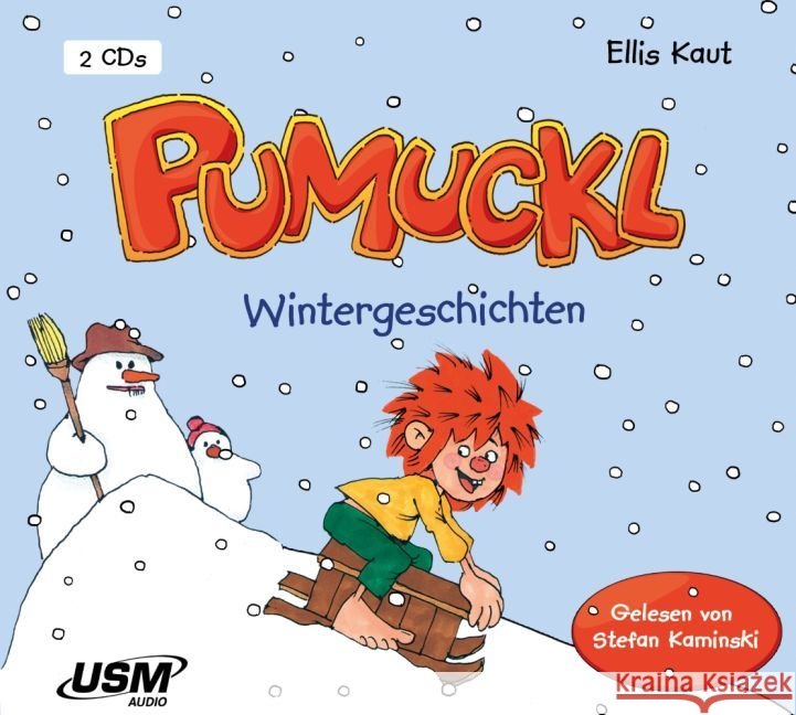 Pumuckl Wintergeschichten, 2 Audio-CDs : 1) Der Wollpullover; 2) Pumuckl und der erste Schnee; 3) Das Weihnachtsgeschenk; 4) Pumuckl und der Nikolaus, Lesung Kaut, Ellis 9783803235930 United Soft Media (USM) - książka