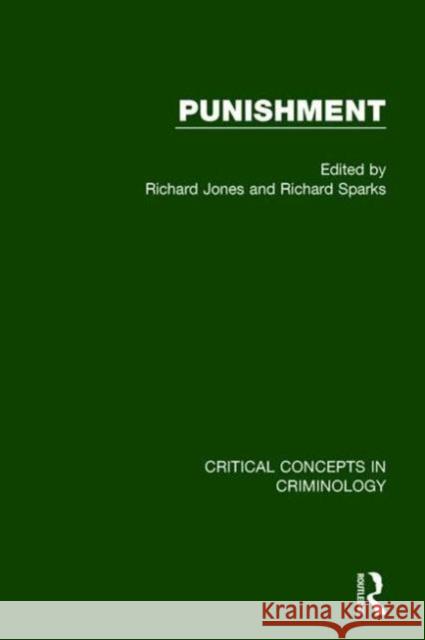 Punishment Richard Jones Richard Sparks 9780415835497 Routledge - książka