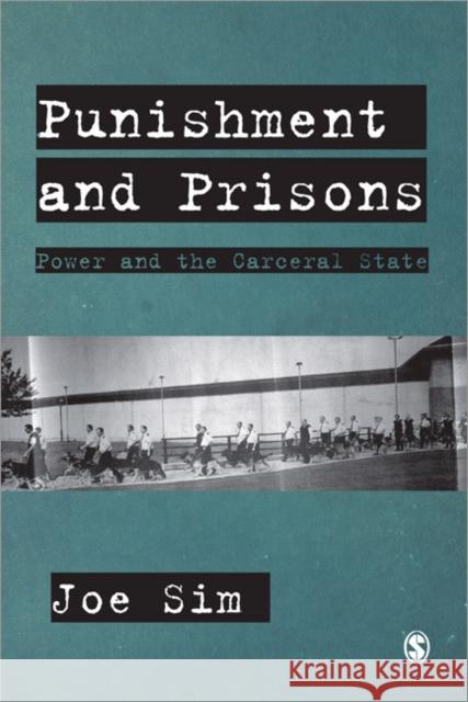 Punishment and Prisons: Power and the Carceral State Sim, Joe 9780761960041  - książka