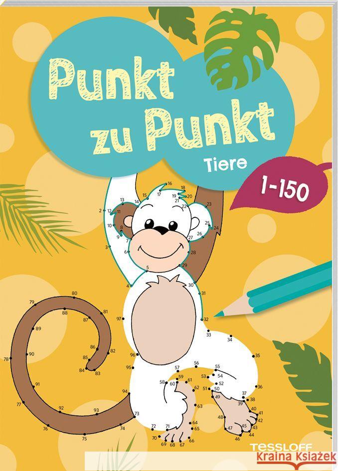 Punkt zu Punkt. Tiere. 1 bis 150  9783788646530 Tessloff Verlag Ragnar Tessloff GmbH & Co. KG - książka