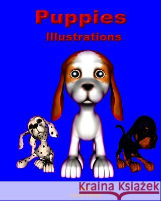 Puppies Illustrations Iacob Adrian 9781480024106 Createspace - książka