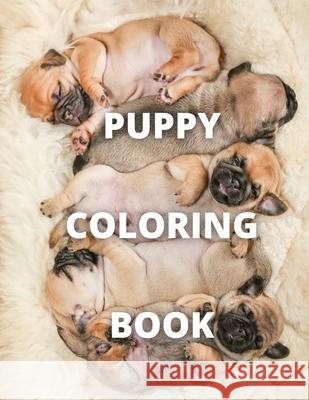 Puppy Coloring Book Stephanie McEndree 9798537875031 Independently Published - książka