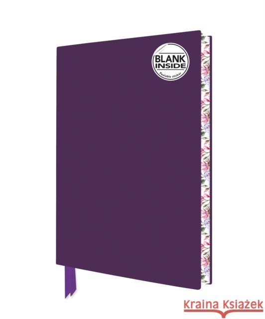 Purple Blank Artisan Notebook (Flame Tree Journals) Flame Tree Studio 9781804171943 Flame Tree Publishing - książka