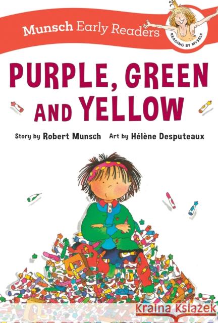 Purple, Green, and Yellow Early Reader Robert Munsch 9781773218724 Annick Press - książka