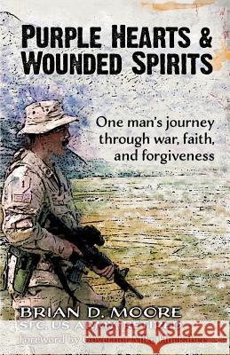 Purple Hearts & Wounded Spirits Brian D. Moore Mike Huckabee 9781935986805 Liberty University Press - książka