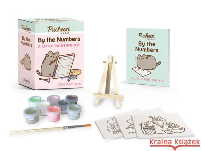 Pusheen by the Numbers: A Little Painting Kit Claire Belton 9780762485017 Running Press - książka