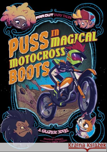 Puss in Magical Motocross Boots: A Graphic Novel Brandon Terrell 9781398235038 Capstone Global Library Ltd - książka