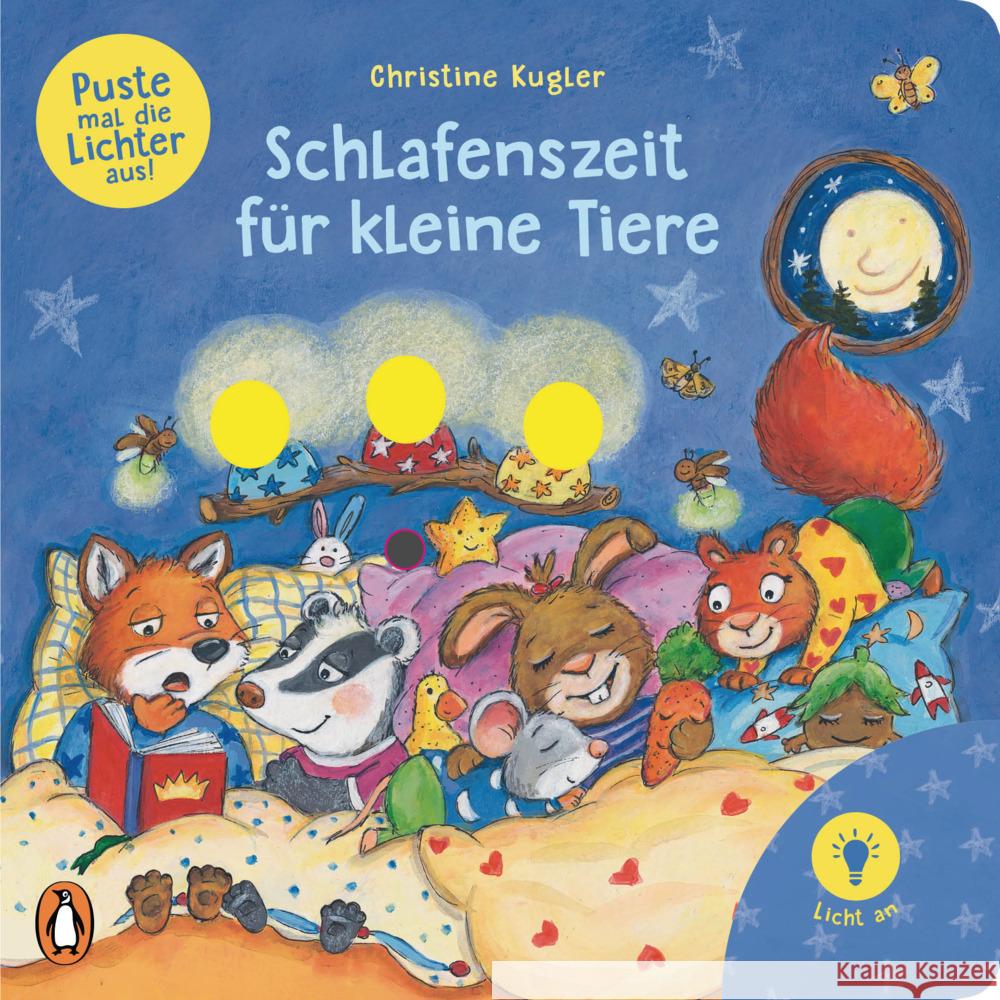 Puste mal die Lichter aus! - Schlafenszeit für kleine Tiere Kugler, Christine 9783328300397 Penguin Verlag München - książka