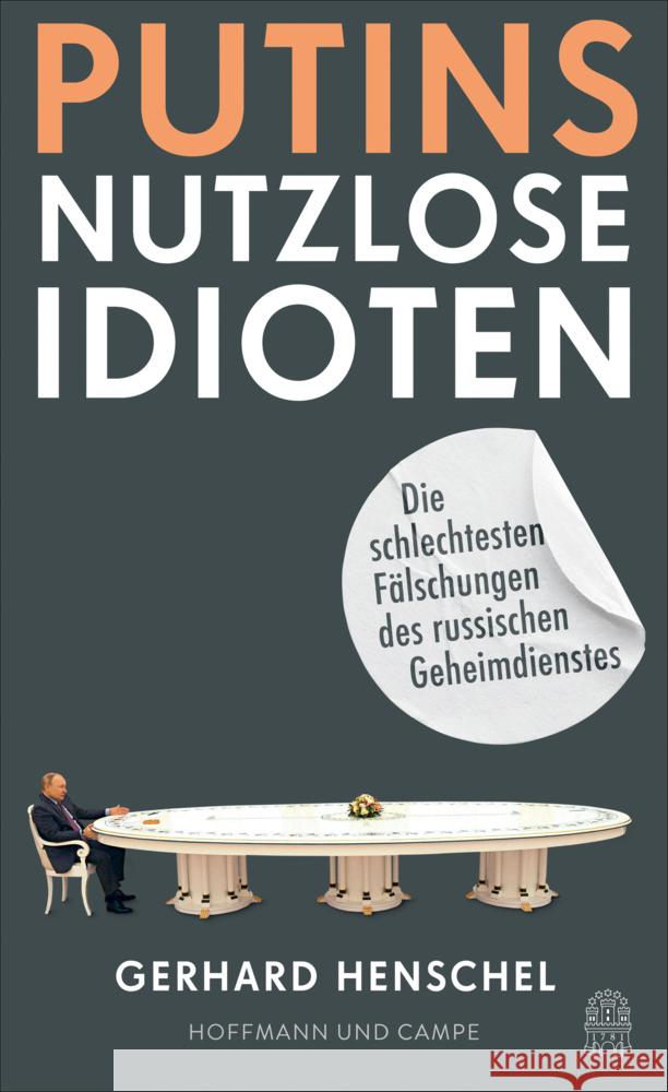 Putins nutzlose Idioten Henschel, Gerhard 9783455016239 Hoffmann und Campe - książka