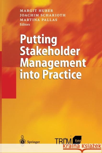 Putting Stakeholder Management Into Practice Huber, Margit 9783662312377 Springer - książka