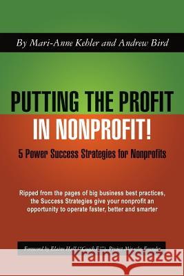 Putting the Profit in Nonprofit: 5 Power Success Strategies for Nonprofits Mari-Anne Kehler Andrew Bird 9781500699611 Createspace - książka