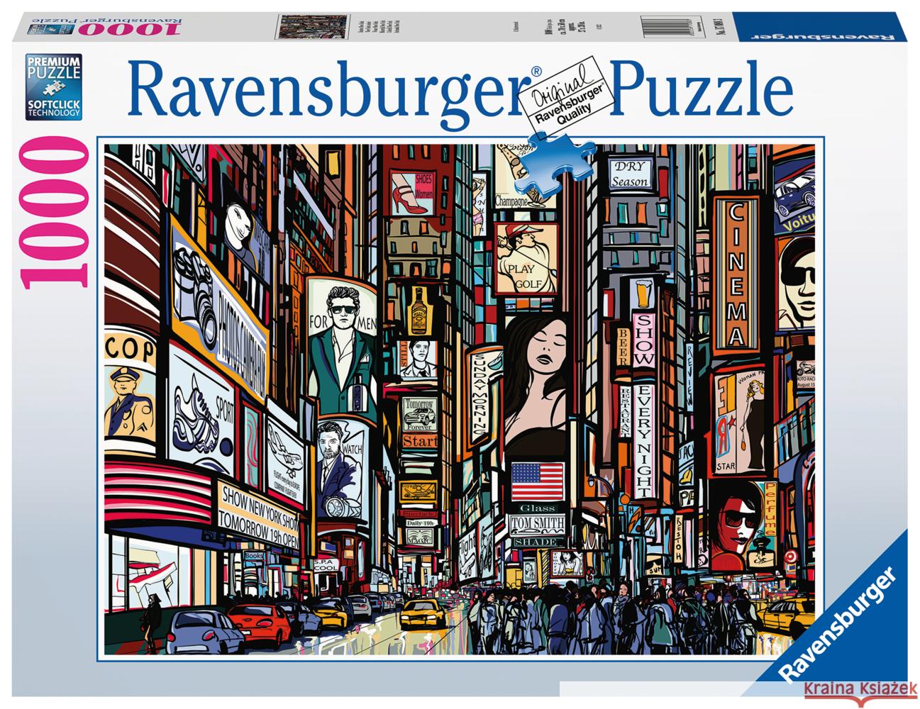 Puzzle 1000 Nowy Jork  4005556170883 Ravensburger Spieleverlag - książka