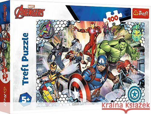 Puzzle 100 Sławni Avengers/Disney Marvel TREFL  5900511164541 Trefl - książka