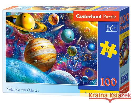 Puzzle 100 Solar System Odyssey CASTOR  5904438111077 Castorland - książka