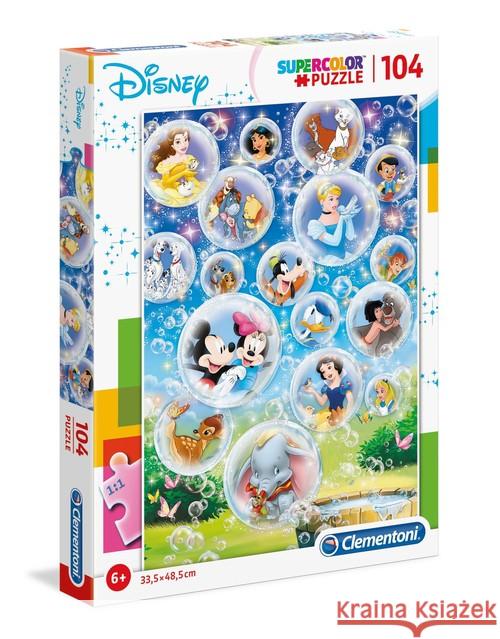 Puzzle 104 Super kolor Disney classic  8005125271191 Clementoni - książka