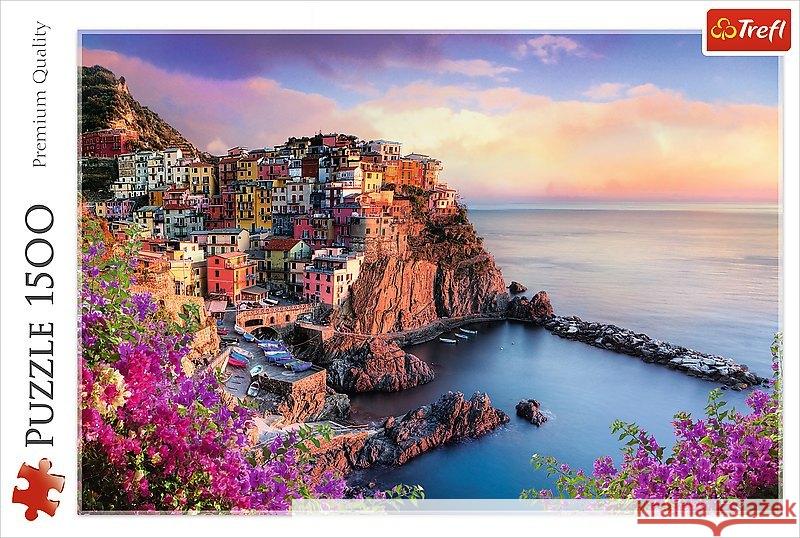 Puzzle 1500 Widok na miasteczko Manarola TREFL  5900511261370 Trefl - książka